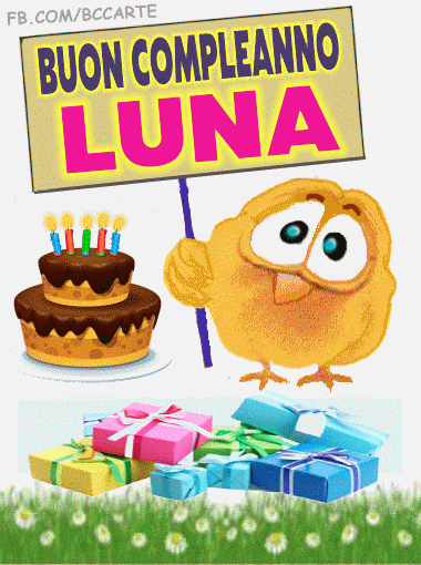 Buon compleanno Luna – GIF di buon compleanno n. 24