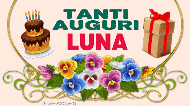 Buon compleanno Luna – GIF di buon compleanno n. 25
