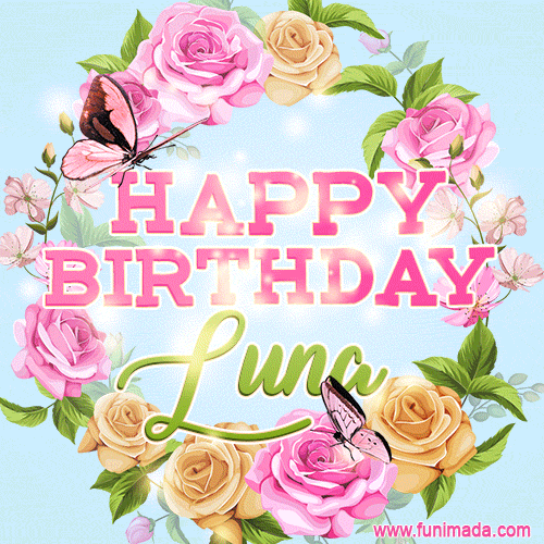 Buon compleanno Luna – GIF di buon compleanno n. 5