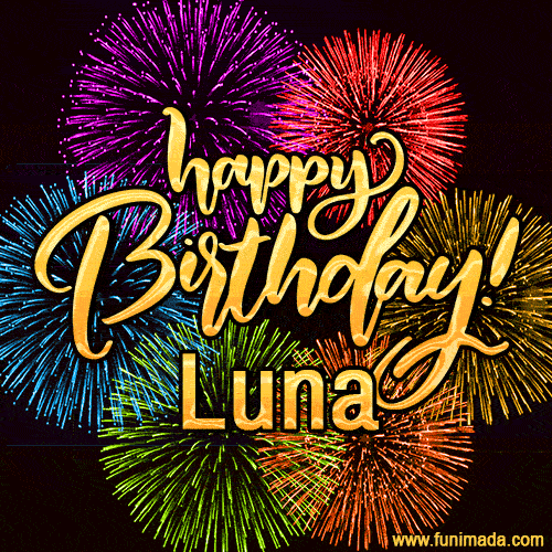 Buon compleanno Luna – GIF di buon compleanno n. 6