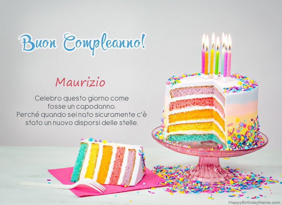 Buon compleanno Maurizio – immagine di buon compleanno n. 49