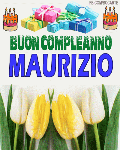 Buon compleanno Maurizio – GIF di buon compleanno n. 7