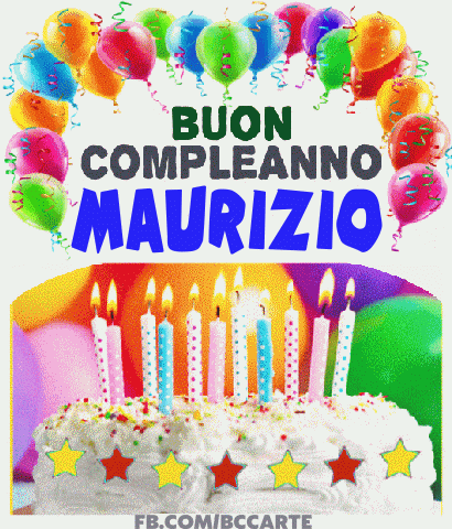 Buon compleanno Maurizio – GIF di buon compleanno n. 8