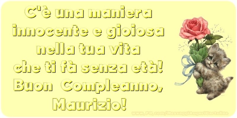 Buon compleanno Maurizio – immagine di buon compleanno n. 106