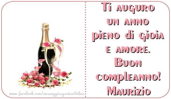 Buon compleanno Maurizio – immagine di buon compleanno n. 112