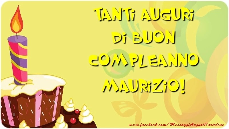 Buon compleanno Maurizio – immagine di buon compleanno n. 91