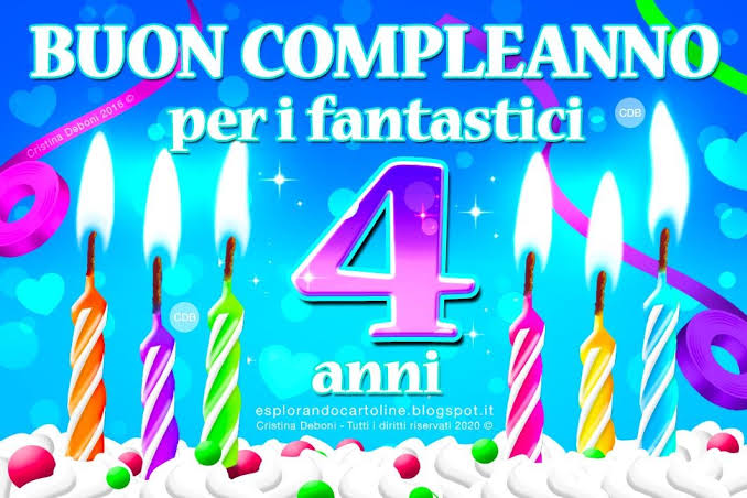 Auguri E Frasi Di Buon Compleanno Per I 4 Anni, Con Immagini – immagine di buon compleanno n. 18