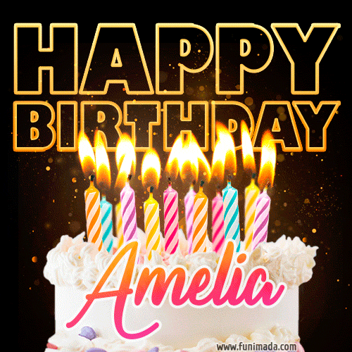 Buon compleanno Amelia – GIF di buon compleanno n. 15