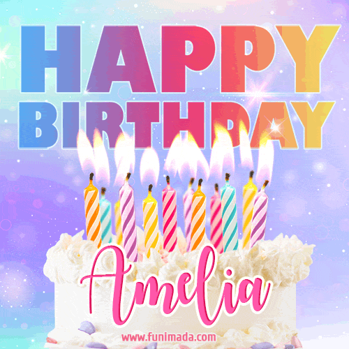 Buon compleanno Amelia – GIF di buon compleanno n. 16