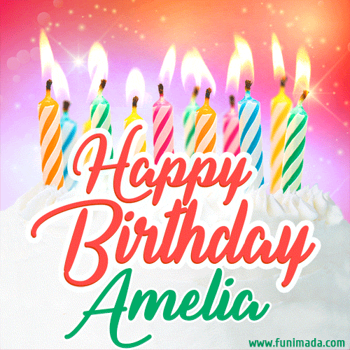 Buon compleanno Amelia – GIF di buon compleanno n. 22