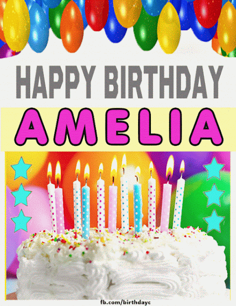 Buon compleanno Amelia – GIF di buon compleanno n. 23