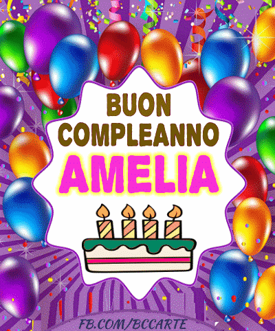 Buon compleanno Amelia – GIF di buon compleanno n. 25