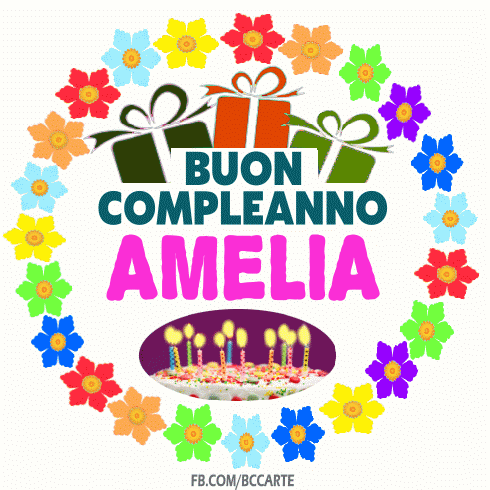 Buon compleanno Amelia – GIF di buon compleanno n. 27