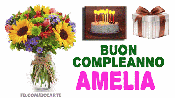 Buon compleanno Amelia – GIF di buon compleanno n. 28