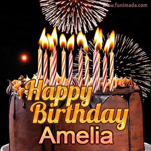 Buon compleanno Amelia – GIF di buon compleanno n. 6