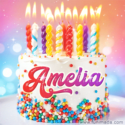 Buon compleanno Amelia – GIF di buon compleanno n. 9