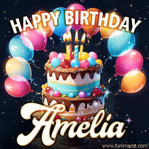 Buon compleanno Amelia – GIF di buon compleanno n. 10