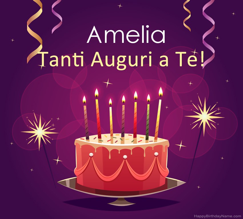 Buon compleanno Amelia – immagine di buon compleanno n. 44