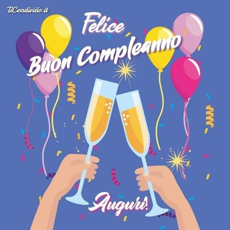 Cin cin – immagine di buon compleanno n. 35