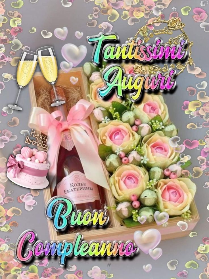Cin cin – immagine di buon compleanno n. 2
