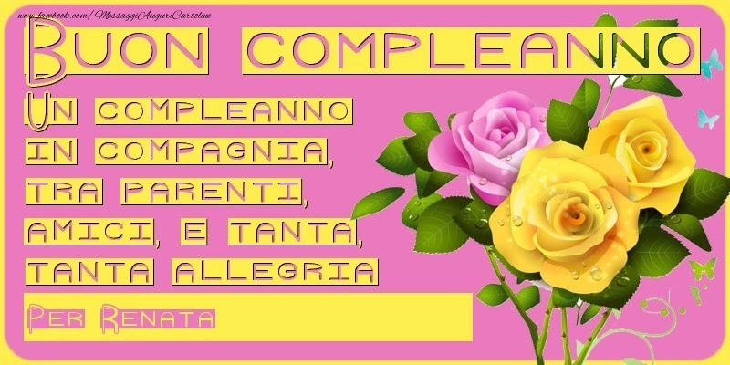 Buon compleanno Renata – immagine di buon compleanno n. 84