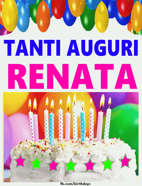 Buon compleanno Renata – GIF di buon compleanno n. 4