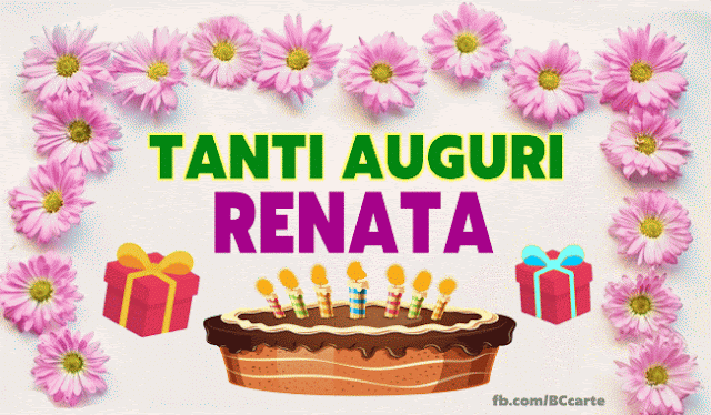 Buon compleanno Renata – GIF di buon compleanno n. 5