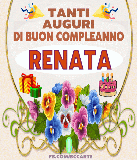 Buon compleanno Renata – GIF di buon compleanno n. 7