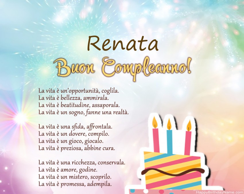 Buon compleanno Renata – immagine di buon compleanno n. 95