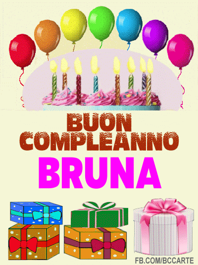 Buon compleanno Bruna – GIF di buon compleanno n. 30