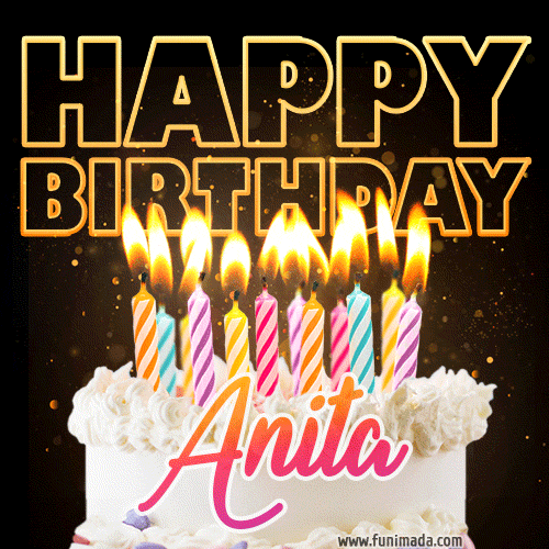 Buon compleanno Anita – GIF di buon compleanno n. 11