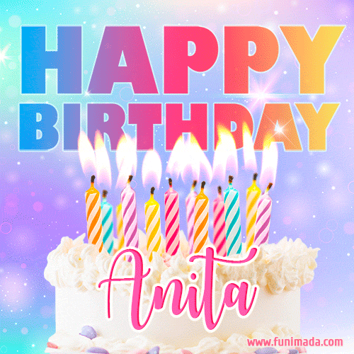 Buon compleanno Anita – GIF di buon compleanno n. 12