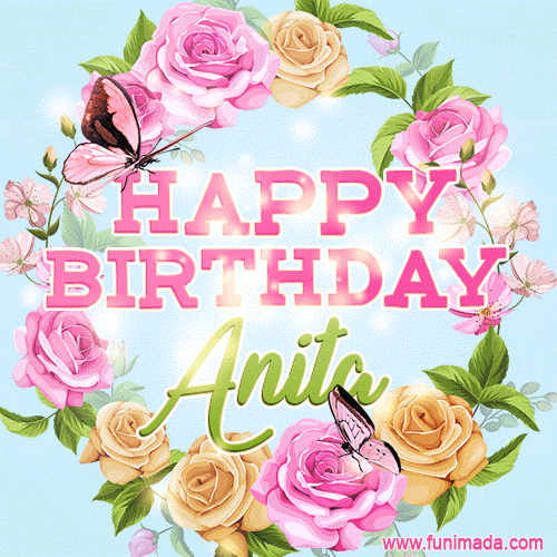 Buon compleanno Anita – GIF di buon compleanno n. 13