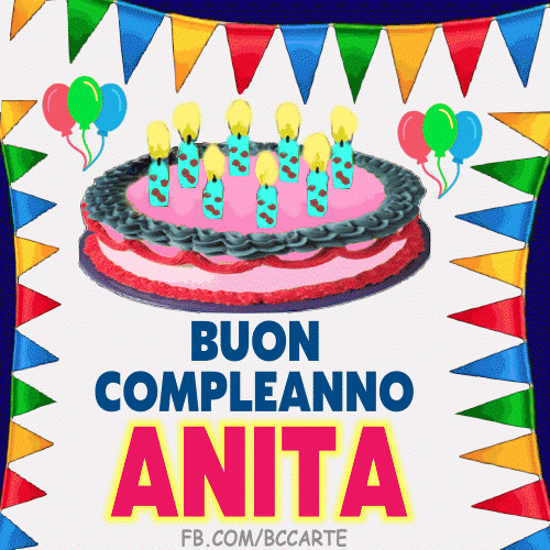 Buon compleanno Anita – GIF di buon compleanno n. 5