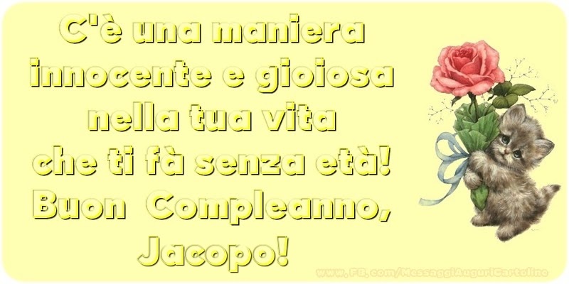 Buon compleanno Jacopo – immagine di buon compleanno n. 80