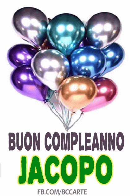 Buon compleanno Jacopo – GIF di buon compleanno n. 3