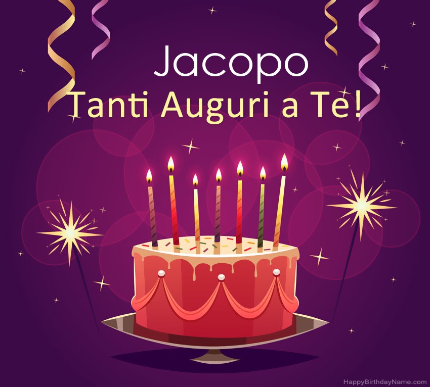 Buon compleanno Jacopo – immagine di buon compleanno n. 36
