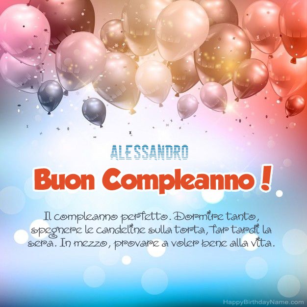 Buon compleanno Alessandro – immagine di buon compleanno n. 35