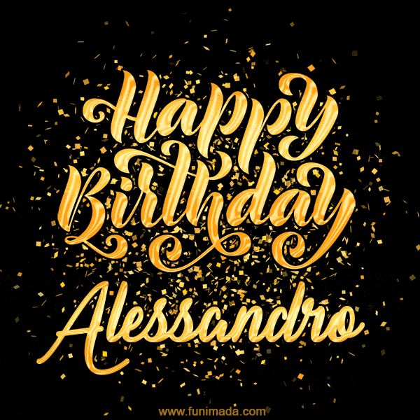 Buon compleanno Alessandro – GIF di buon compleanno n. 2