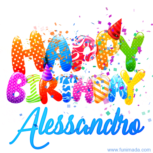 Buon compleanno Alessandro – GIF di buon compleanno n. 3