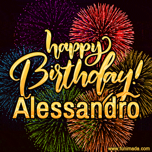Buon compleanno Alessandro – GIF di buon compleanno n. 11
