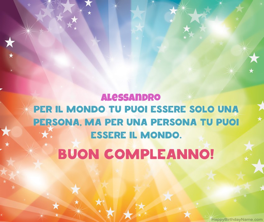 Buon compleanno Alessandro – immagine di buon compleanno n. 38