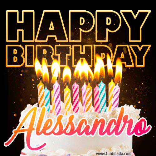 Buon compleanno Alessandro – GIF di buon compleanno n. 6