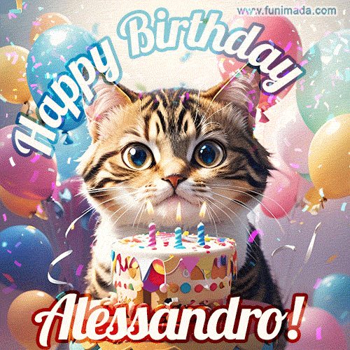 Buon compleanno Alessandro – GIF di buon compleanno n. 7