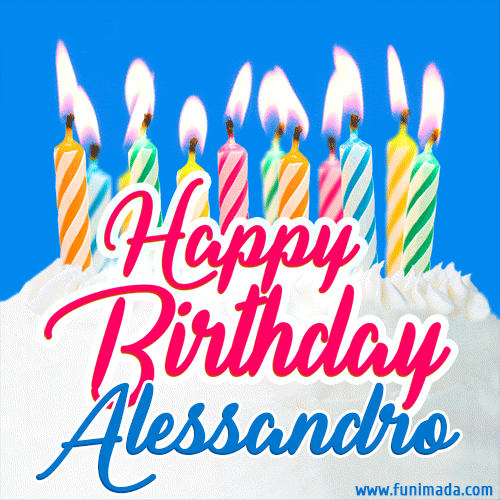 Buon compleanno Alessandro – GIF di buon compleanno n. 9