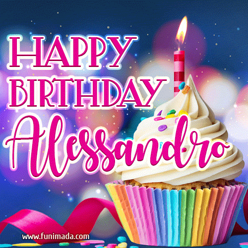 Buon compleanno Alessandro – GIF di buon compleanno n. 8