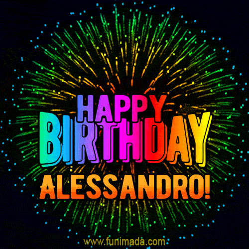 Buon compleanno Alessandro – GIF di buon compleanno n. 15