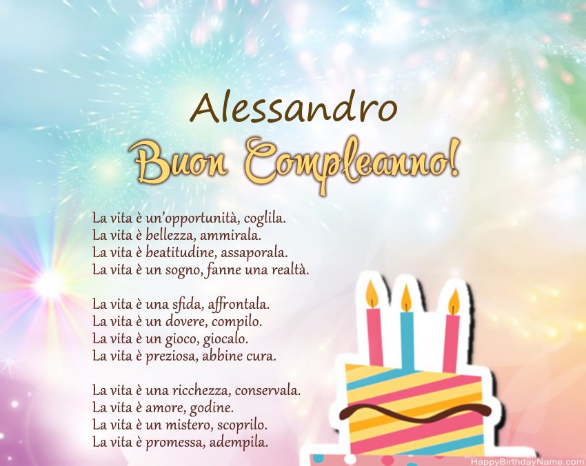 Buon compleanno Alessandro – immagine di buon compleanno n. 33