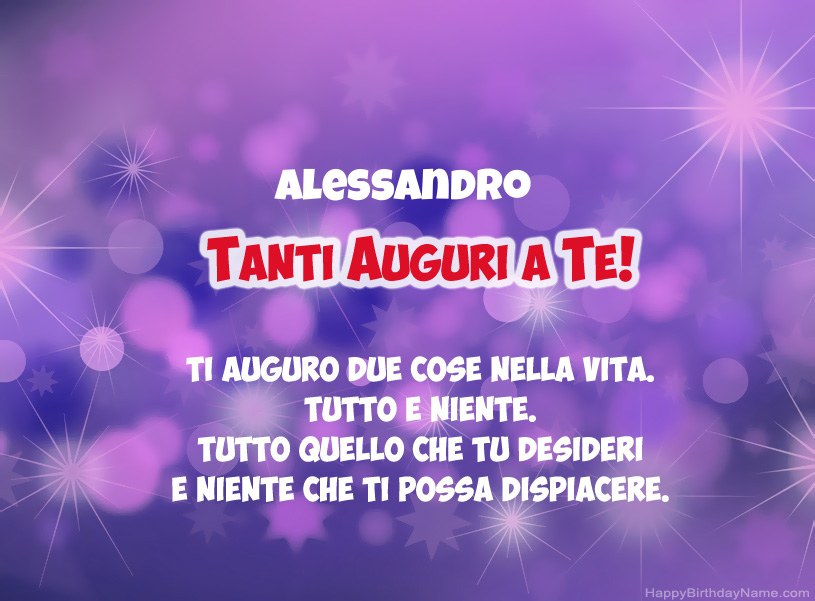 Buon compleanno Alessandro – immagine di buon compleanno n. 32