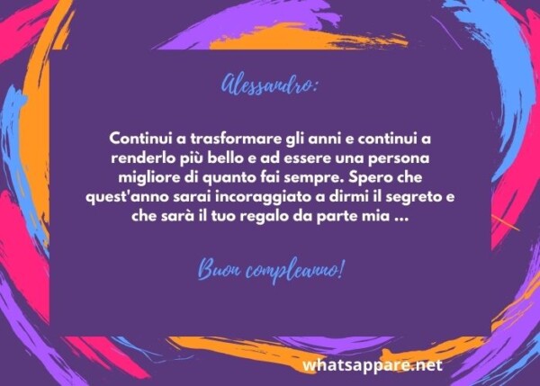 Buon compleanno Alessandro – immagine di buon compleanno n. 46